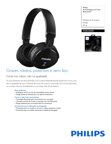 Philips SHB5500BK/00 User manual | Manualzz