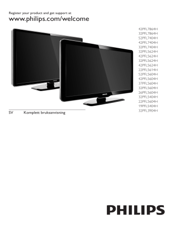 Philips 32PFL7864H/12 LCD-TV Användarmanual | Manualzz