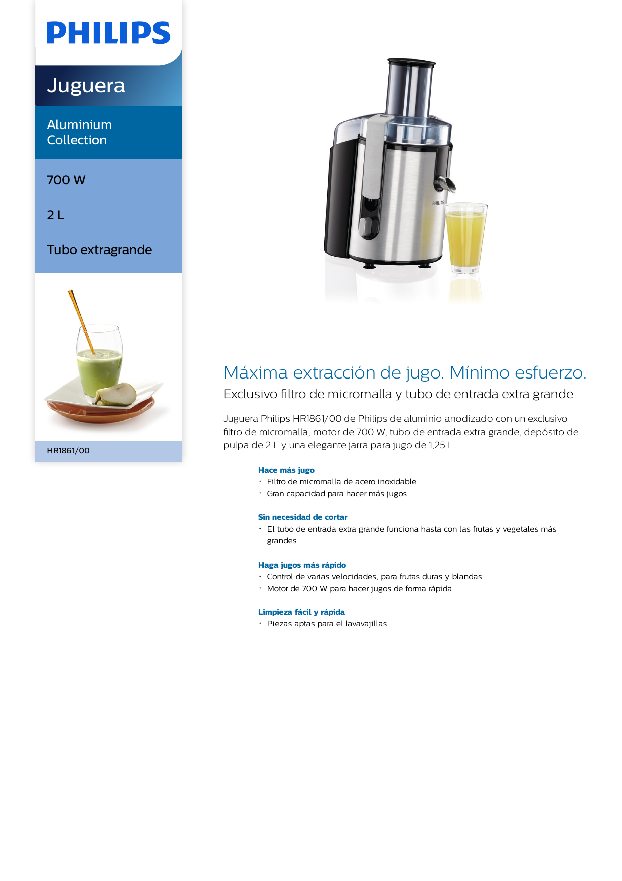 Philips Juicer HR1836/05 - ElectroMall