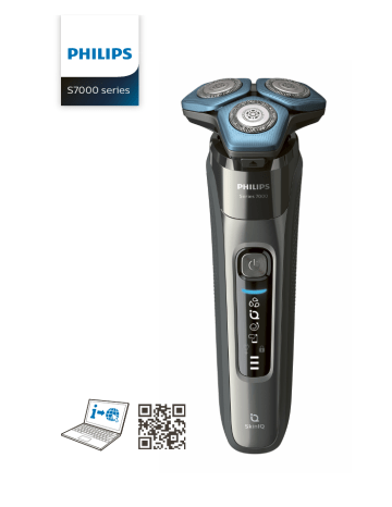 Philips S7786/59 Shaver series 7000 Электробритва для сухого и влажного бритья Руководство пользователя | Manualzz