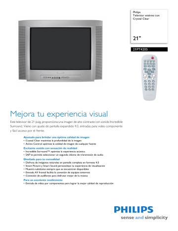 Flat TV panorámico 42PFL5332/45