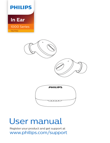 Philips TAUT102BK 27 Wireless Headphone User manual Manualzz