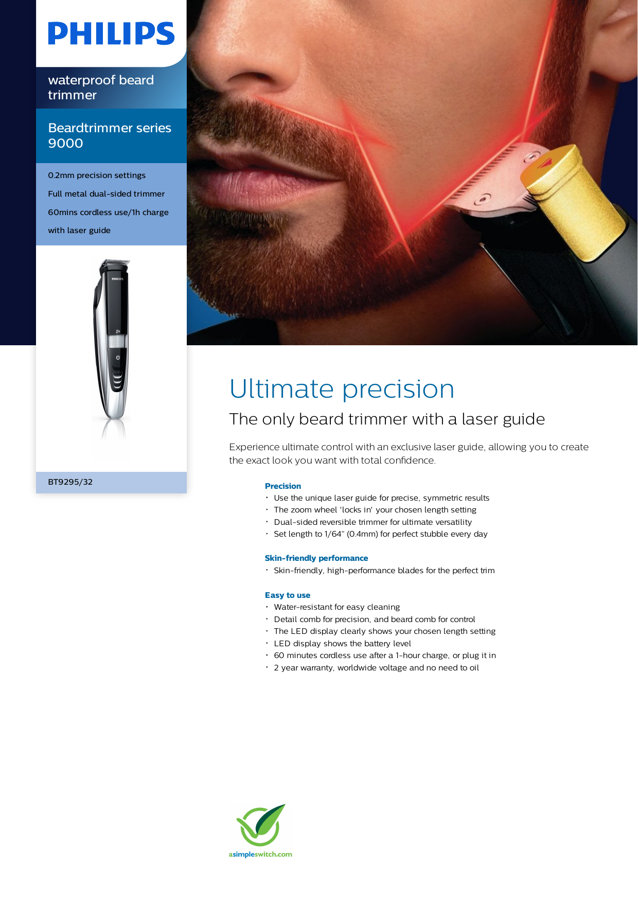 Trauern Wetter Gesang philips 9000 laser beard trimmer Hai Hongkong