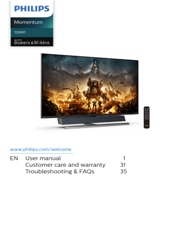 Philips 559M1RYV/69 Momentum 4K HDR 