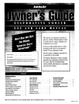 AdobeAir RW5000 Owner's Manual