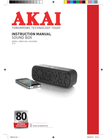 Akai A58013 Instruction Manual | Manualzz