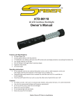 ATD Tools SABER ATD-80118 Owner's Manual