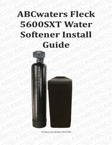 ABCwaters Fleck 5600SXT Install Manual | Manualzz