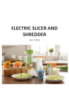 Ginnys Electric Slicer and Shredder Owner Manual
