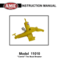 AME Intl. Combi 11010 Instruction Manual