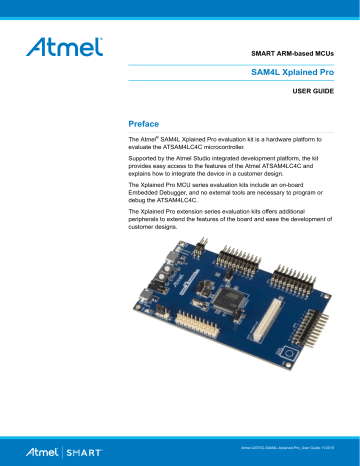 Atmel SAM4L Xplained Pro User Manual | Manualzz