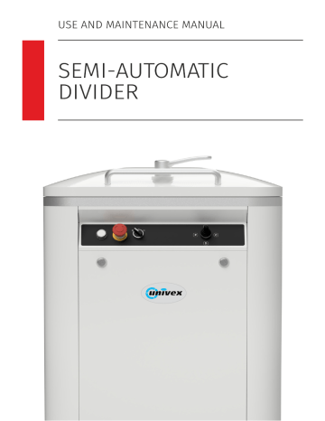 Univex Semi Dough Dividers, Dough Processor Operator Manual | Manualzz