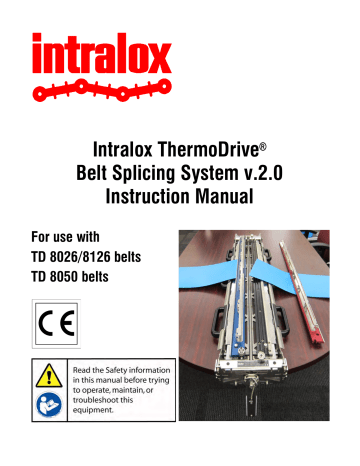 Intralox ThermoDrive Instruction Manual 