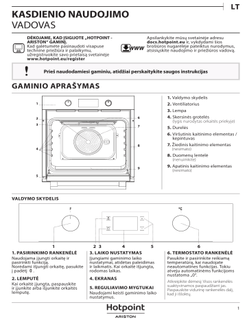 Электрический духовой шкаф hotpoint ariston fa5 844 jh ix ha инструкция