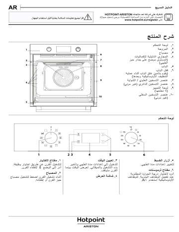 HOTPOINT/ARISTON FA2 840 P IX HA Oven Daily Reference Guide | Manualzz