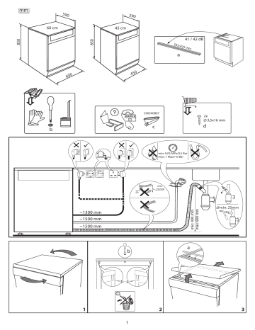 Privileg WSFO 3T223 PC X Dishwasher 安装指南 | Manualzz