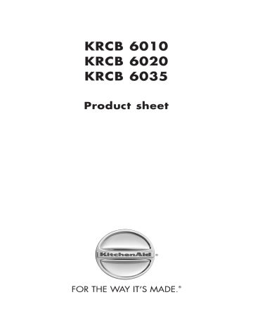 KitchenAid KRCB 6025 Fridge/freezer combination Program Chart | Manualzz