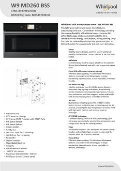 Forno Microonde WHIRLPOOL W9 MD260 IXL