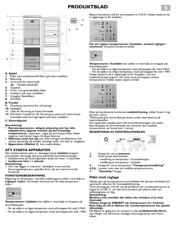 Whirlpool ARC 5603/2 Fridge/freezer combination Programdiagram | Manualzz