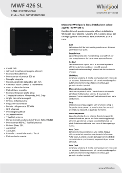 Whirlpool MWF 426 SL - Owner's manual, User guide, User manual |  manualzz.com