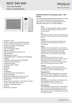 Whirlpool MCP 344 WH - Owner's manual, User guide, User manual |  manualzz.com