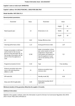 Whirlpool WFO 3O41 PL X - Installation instructions, Owner's manual,  Product information, User manual, installation Guide | manualzz.com