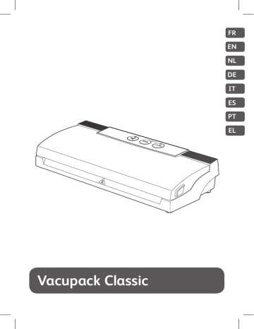 Tefal VT254070 YY3106FB Vacupack Classic VT2540 El manual del