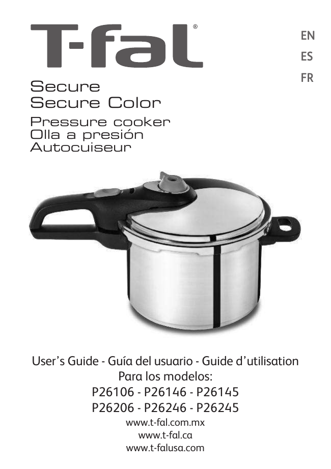 T-fal Secure Aluminum 6 Qt. Pressure Cooker