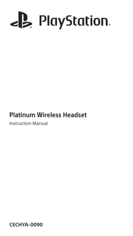 Sony Wireless PS4 Headset Instruction 