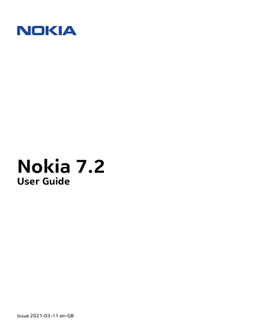 Nokia SIM Free 7.2 64GB Mobile Phone Instruction Manual | Manualzz