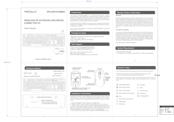 macally keyboard manual macally keyboard manual