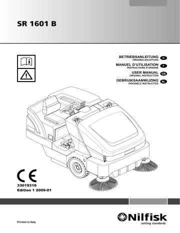 Nilfisk SR 1601 B Bedienungsanleitung | Manualzz