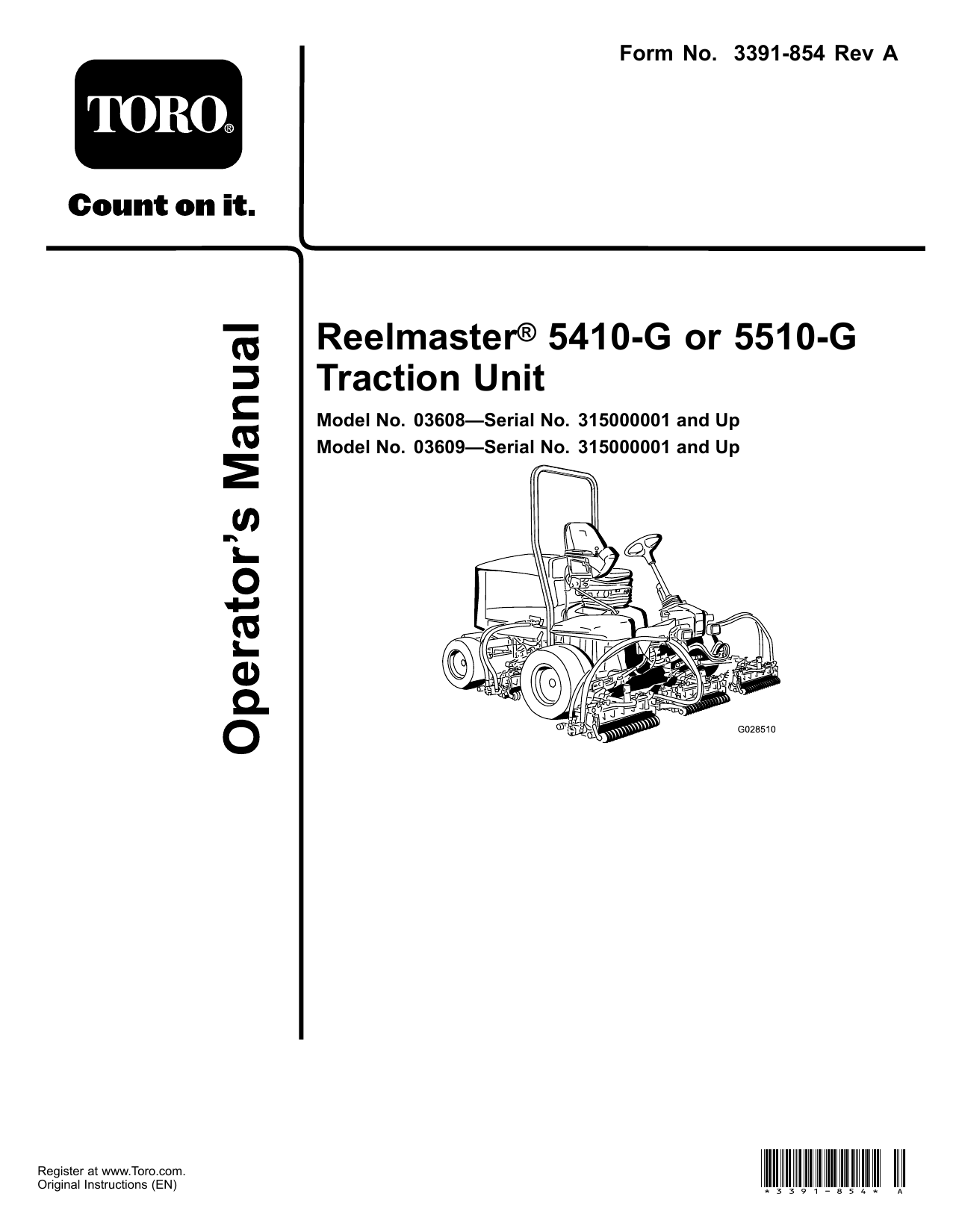 Toro Reelmaster 5510 Parts Manual | wordpress-331561-1541677 ...