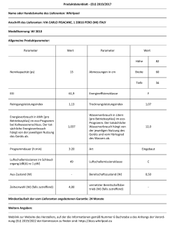 Whirlpool WI 3010 - Installation instructions, Owner's manual, Product  information, User manual, installation Guide | manualzz.com