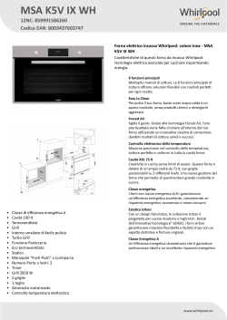 Whirlpool MSA K5V IX WH - Important information, Product information, User  guide, User manual | manualzz.com
