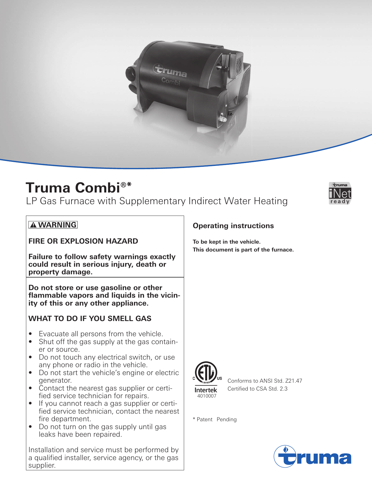 truma combi 4e manual
