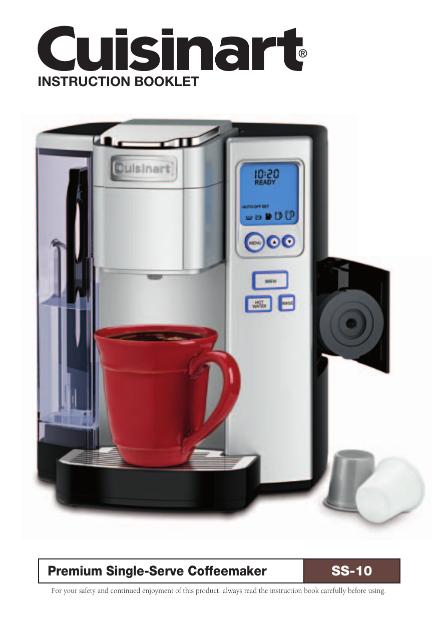 Cuisinart SS-10 Owner's Manual | Manualzz