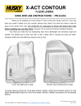 Husky Liners 52351 Owners manual