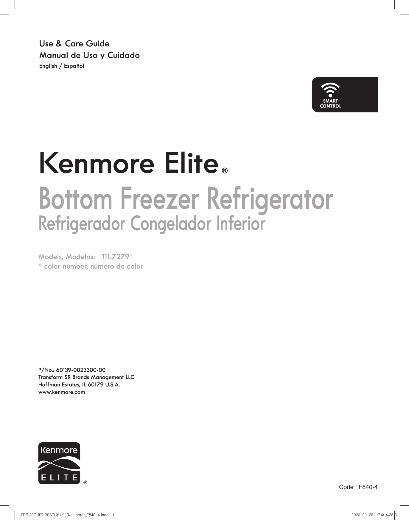 kenmore elite 72795