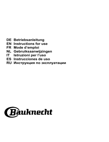 Bauknecht DBHVP 83 LT K Hood Instruction for Use | Manualzz
