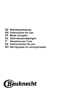 Bauknecht DBAH 64 LM X Hood Instruction for Use