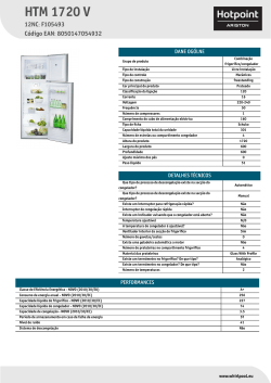 HOTPOINT/ARISTON HTM 1720 V - Информације о производу, Упутство за  коришћење, Упутство за употребу | manualzz.com