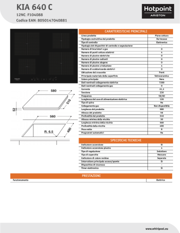 Hotpoint ariston kia 640c