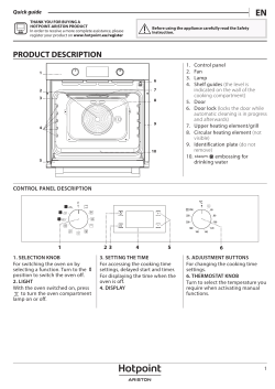 HOTPOINT/ARISTON FA4S 844 P IX HA - Product information, User guide, User  manual | manualzz.com