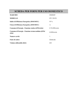 Indesit IFV 230 IX - Product information, User manual | manualzz.com