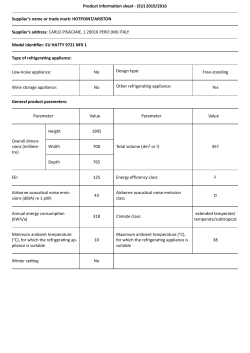 HOTPOINT/ARISTON EU HA7TY 9721 NFX 1 - Product information, User guide,  User manual | manualzz.com