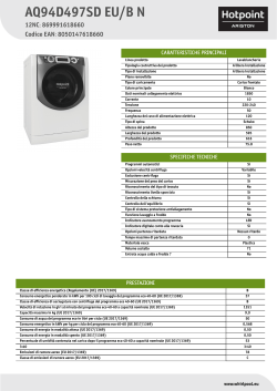 HOTPOINT/ARISTON AQ94D497SD EU/B N - Produkto informacija, Vartotojo  vadovas | manualzz.com