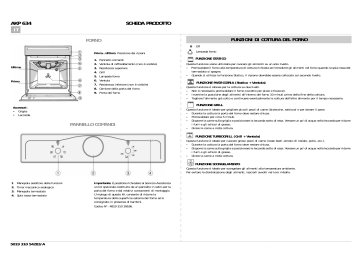 Whirlpool AKP 634 NA Oven Manuale utente | Manualzz