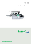 IGEBA TF 34, TF 34 E Manual