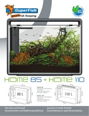 Aquadistri SuperFish Home 85 Warranty And Manual | Manualzz